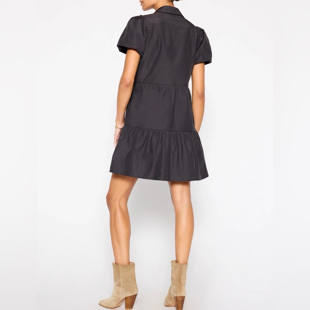 BROCHU WALKER Havana Mini Tiered Dress - Washed Black - XS - Picture 2 of 9